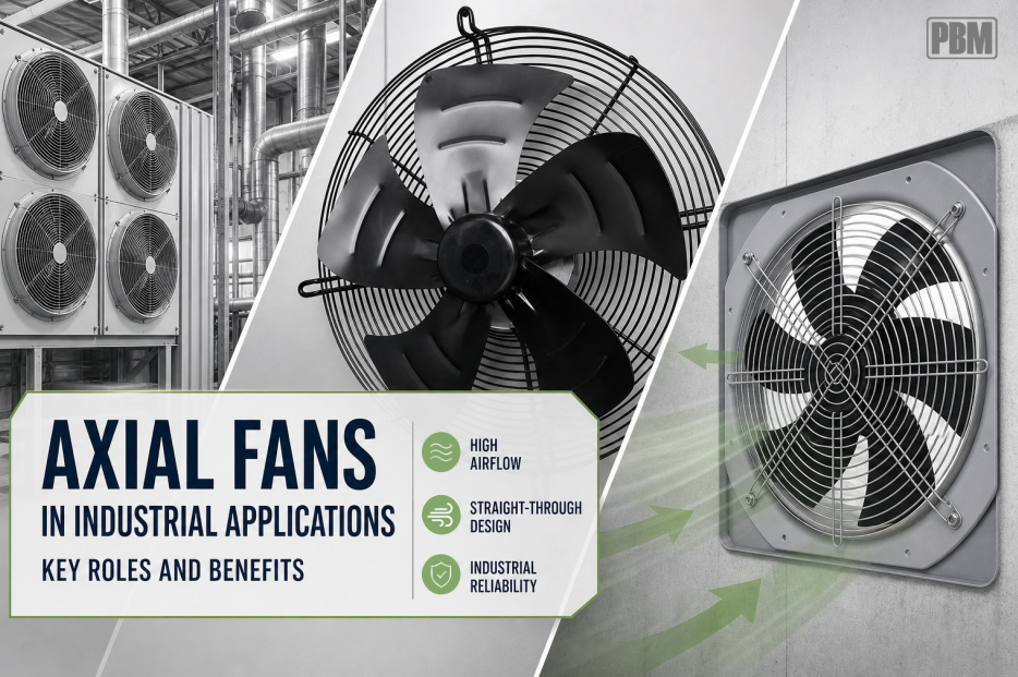 Axial Fans in Industrial Applications: Key Roles and Benefits