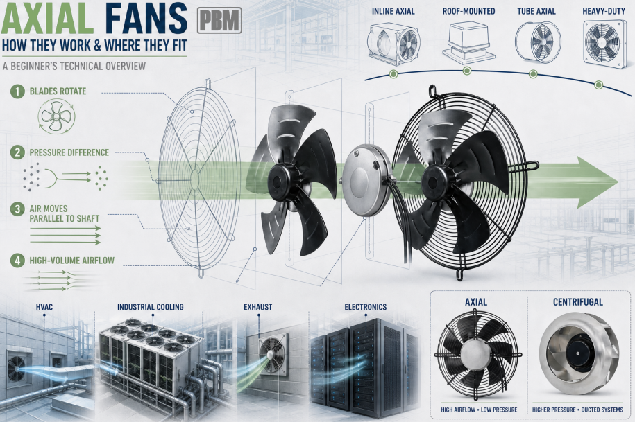 Types of Axial Fans